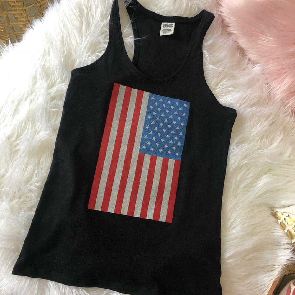 PINK Victoria’s Secret American flag tank top